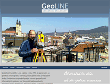 Tablet Screenshot of geoline.sk